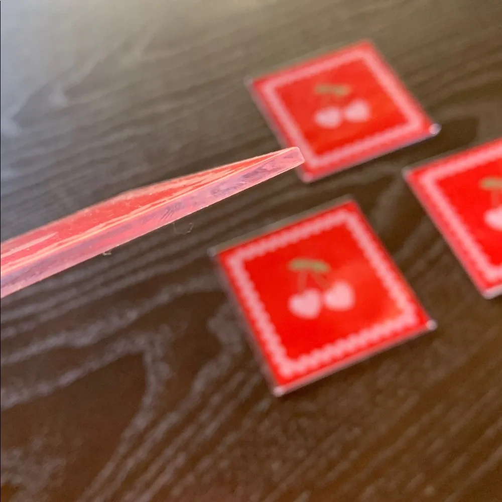 NEW 2 Packs Target VIRAL Coaster Sets Cherry Hearts Brand New 8 Coasters Total 🍒